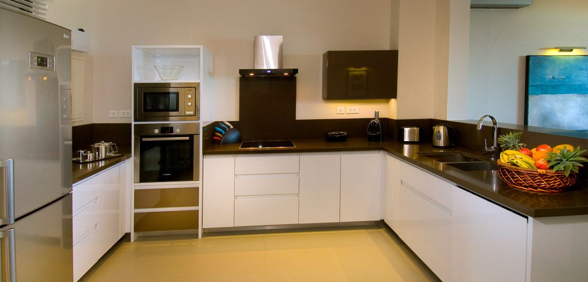La cuisine americaine de la villa Esplanade