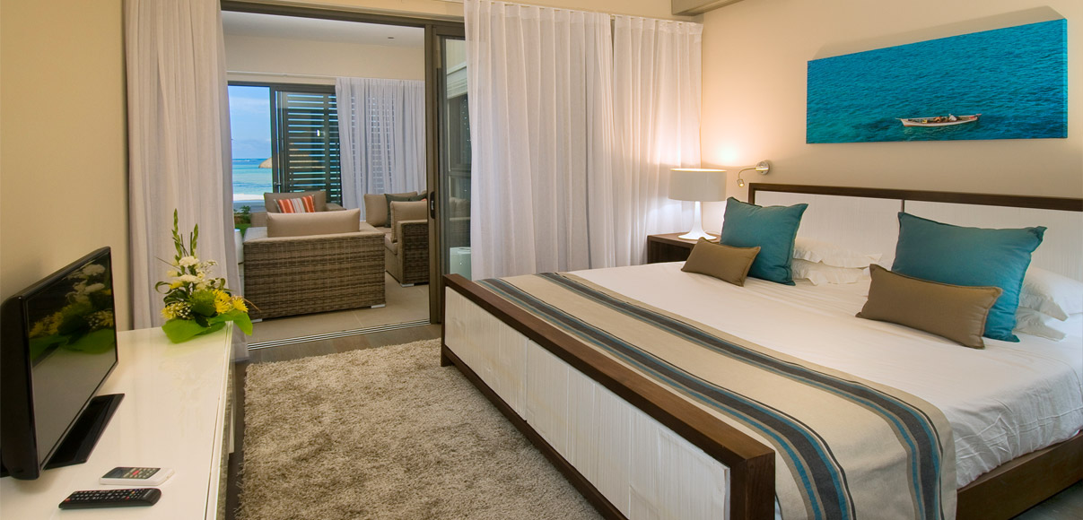 Chambre principale de la villa esplanade